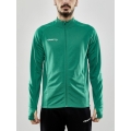 Craft Training Jacket Evolve Full Zip - durable mid-layer jacket made of stretch material - green Men